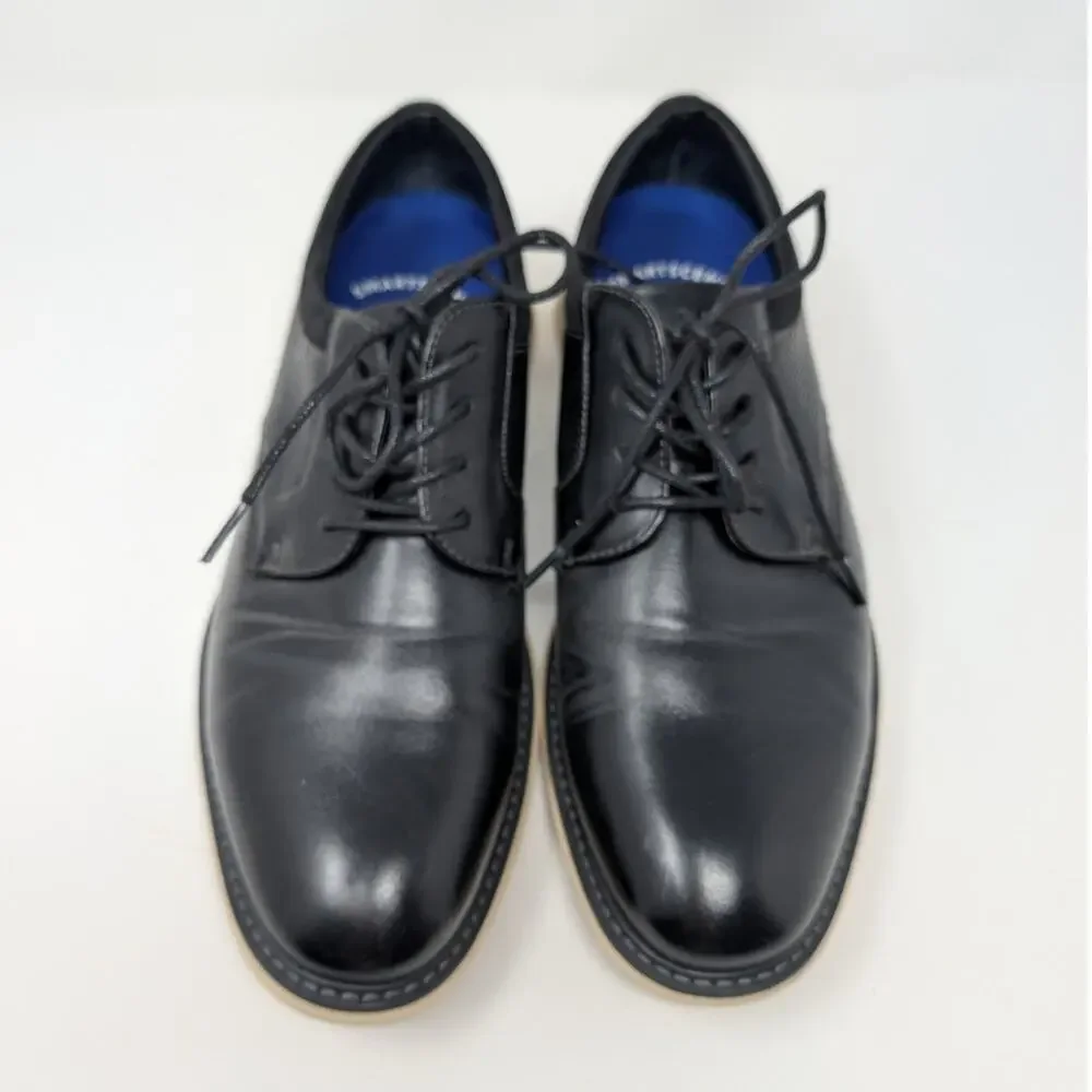 Nunn Bush SmartScent Bloom Black Oxford Dress Shoes 8.5M Comfort Sole